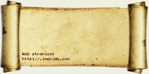 Hana Adamac vizit kartica